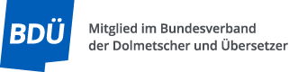 Federal Tərcüməçilər Birliyinin (BDÜ) üzvü
